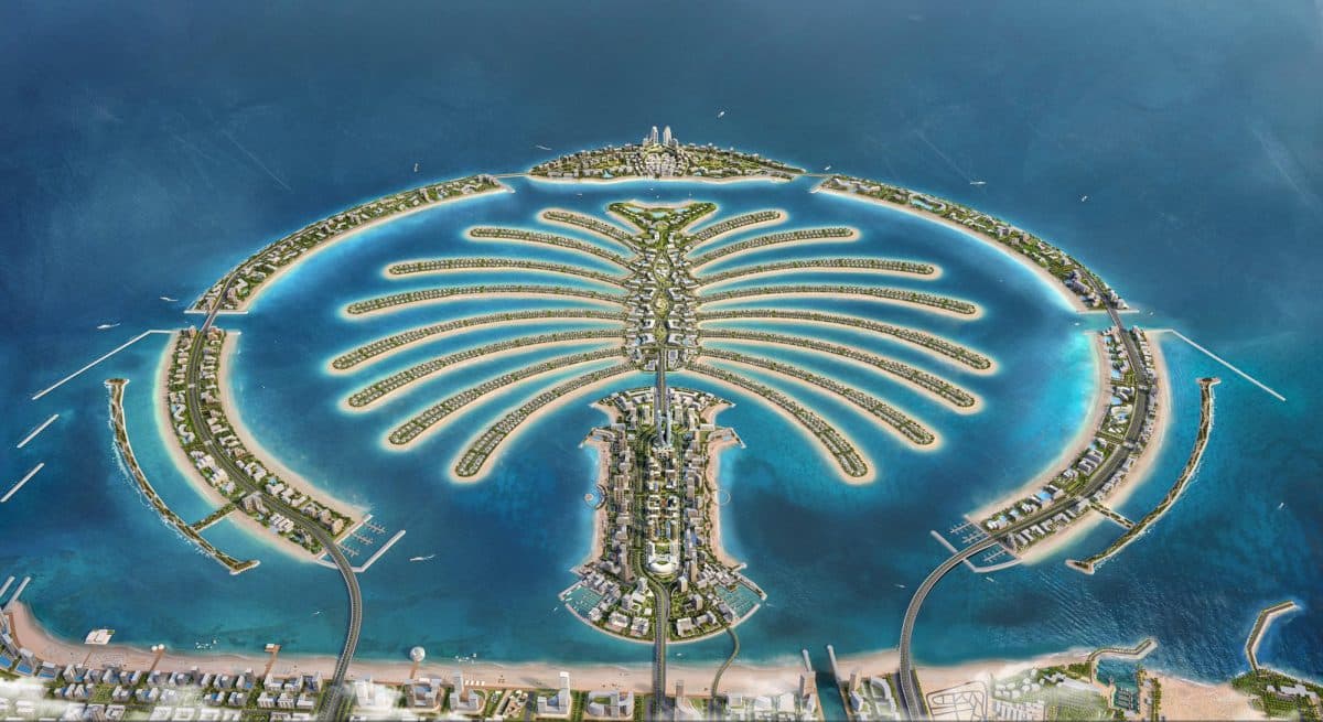 Palm Jebel Ali masterplan aerial