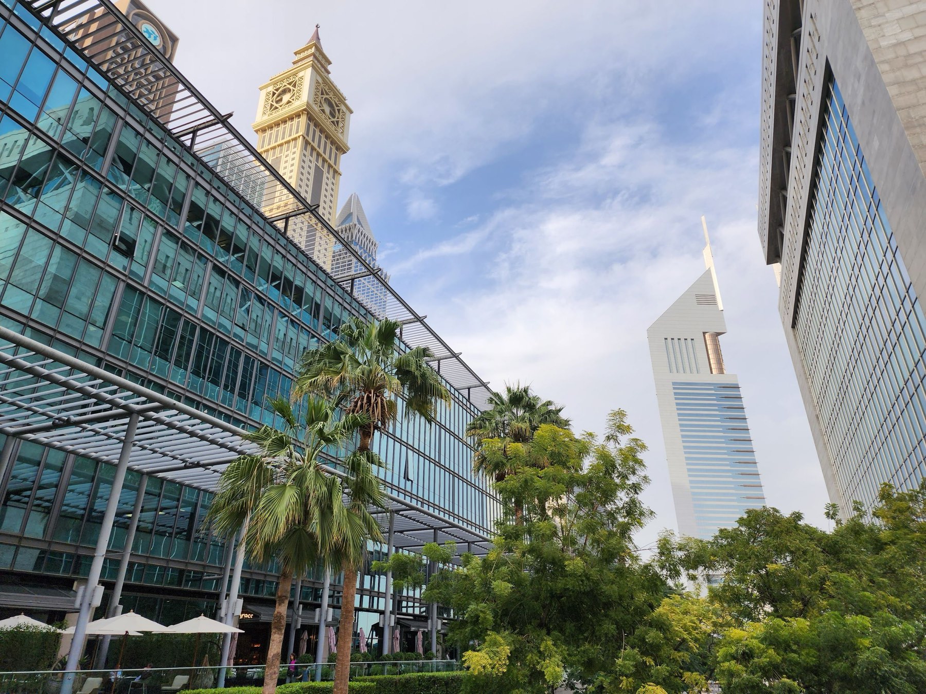 Office towers in Dubai's financial district
